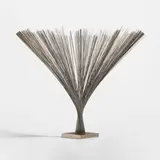 Harry Bertoia, Untitled (Spray), circa 1965, Steel, silvered bronze