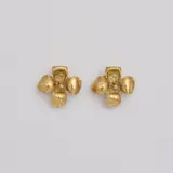 Claude Lalanne, Pair of “Clématite” earrings, 1988, Gold