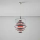 Verner Panton, Prototype "UFO" lamp, 1975, Plastic, steel, aluminum