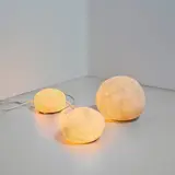 André Cazenave, Three "Lighting Stones", designed 1969, executed circa 1975, Marble powder-reinforced polyester