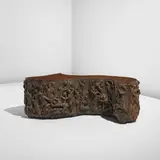 "Life Force" coffee table by Philip LaVerne and Kelvin LaVerne, circa 1970, Patinated bronze, offered Sep 2026