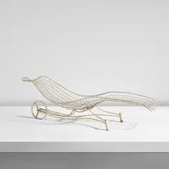 Vladimir Kagan, “Capricorn” chaise longue, circa 1952, Painted steel