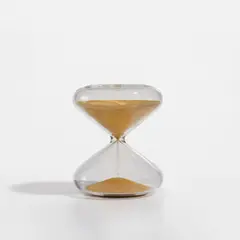 Marc Newson, Hourglass, model no. HGS10, 2010, Glass, 18-karat gold-plated stainless-steel nanoballs