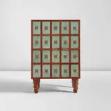 "Le Nôtre" cabinet by Elizabeth Garouste and Mattia Bonetti, 1990, Teak, patinated and gilt bronze, sold Jun 2026
