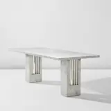 Carlo Scarpa and Marcel Breuer, "Delfi" table, from the "Ultrarazionale" series, circa 1972, Marble