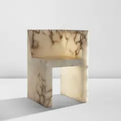 Rick Owens, “Half Box” chair, 2011, Alabaster