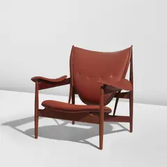 Finn Juhl, “Chieftain” armchair, model no. FJ 49 A, designed 1949, executed circa 1956, Teak, leather upholstery