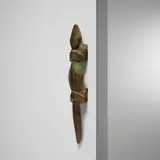 Judy Kensley McKie, “Lizard” door handle, 1994, Patinated bronze