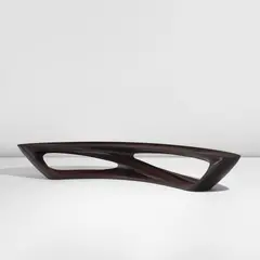 Future Systems and Amanda Levete, "Drift" bench, 2006, Stained laminated beech