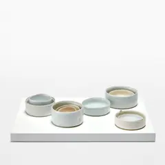 "a voice, an instrument" by Edmund de Waal, 2011, Glazed porcelain, painted wood, sold Jun 2026