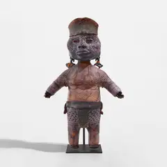 William Morris, "Idolo", 2003, Blown and formed glass, powder-coated steel