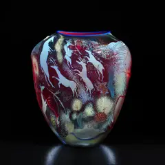 William Morris, "Petroglyph", 1987, Blown glass