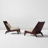 André Sornay, Pair of slipper chairs