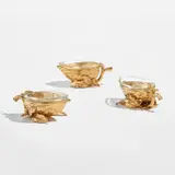 Gabriella Crespi, Three bowls, from the "Gocce Oro" series