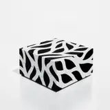 Sol LeWitt, "Loopy Doopy" box, 1999, Painted wood, copper