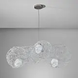 Marcel Wanders, "Born, Raised, and Protected: Benjamin" ceiling light, 2017, Painted steel, chromium-plated steel, glass