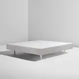 Marcel Wanders, "Pizzo Carrara" low table, 2007, Sandblasted Carrara marble, painted metal