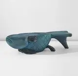 Judy Kensley McKie, "Fish" bench, 1999, Patinated bronze