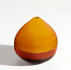 Thomas Stearns, Vase with double incalmo glass, circa 1962, Hand-blown doppio incalmo glass