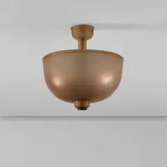 Tomaso Buzzi, Ceiling light, 1930s, Glass, brass