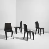 Marc Newson, Set of four "Carbon" chairs, 2008, Carbon fiber
