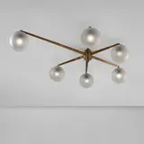 Angelo Lelii, "6 Lune" ceiling light