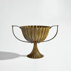 "Aufsatz" centerpiece, model no. M sh 17-1 by Josef Hoffmann, designed 1924, executed 1925-1931, Brass, offered Jun 2025