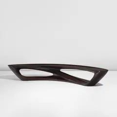 Future Systems and Amanda Levete, "Drift" bench, 2006, Stained laminated beech