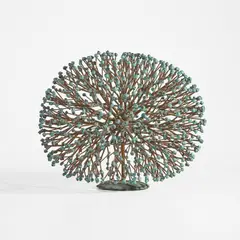 Harry Bertoia, "Bush" sculpture, circa 1965, Patinated bronze and copper
