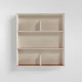 Gio Ponti, Bookshelf, from the Gio Ponti residence, Via Dezza, Milan, circa 1957, Walnut-veneered wood, painted wood