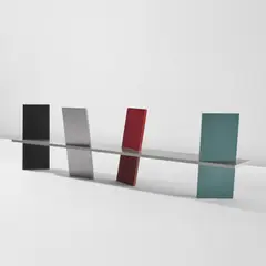 Paul Cocksedge, "Freeze Bench", 2015, Painted aluminum, painted copper, painted carbon steel