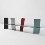 Paul Cocksedge, "Freeze Bench", 2015, Painted aluminum, painted copper, painted carbon steel