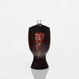 Yoichi Ohira, "Finestre N. 27 (Calice)" vase, 2007, Hand-blown glass murrine with granular inserts, carved and polished surface