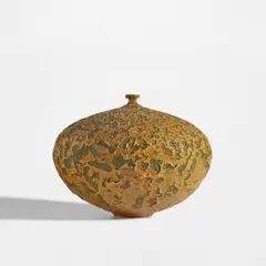 Large weed pot by Doyle Lane, circa 1965, Glazed earthenware, sold Dec 2025