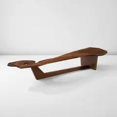Coffee table by George Nakashima, 1972, American black walnut, sold Dec 2025
