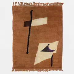 Maison Myrbor, "Le Drapeau" carpet, circa 1932, Hand-dyed and hand-knotted wool