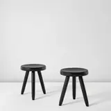 Charlotte Perriand, Pair of high "Berger" stools