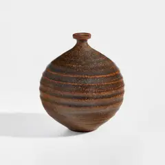 Weed pot by Doyle Lane, circa 1970, Glazed earthenware, sold Jun 2024