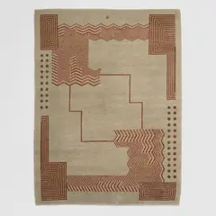 Ivan Da Silva Bruhns, Carpet, 1920s, Hand-knotted wool