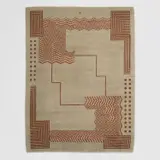 Ivan Da Silva Bruhns, Carpet, 1920s, Hand-knotted wool
