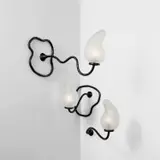 Elizabeth Garouste and Mattia Bonetti, Set of three wall lights
