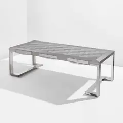 Rare desk by Maria Pergay, 1970, Stainless steel, offered Jun 2024