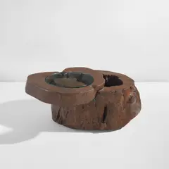 José Zanine Caldas, Side table, 1970s, Juerana, glass
