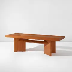 Dining table by José Zanine Caldas, 1970s, Juerana, glass, sold Jun 2024