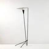 Michel Buffet, Floor lamp, model no. B 211, circa 1953, Painted steel