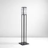 Christophe Côme, "Triscota" floor lamp, designed 2003, produced 2020, Patinated brass, cast glass