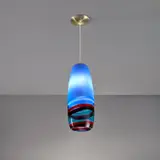 Massimo Vignelli, "Sigaro" ceiling light, designed 1954, Blown glass