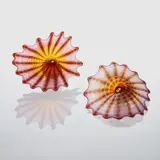 "Amber & Violet Persian Pair" by Dale Chihuly, 1992, Blown glass, sold Feb 2024
