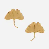 Claude Lalanne, Pair of "Gingko" earrings