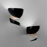 Serge Mouille, Pair of "Flamme" wall lights